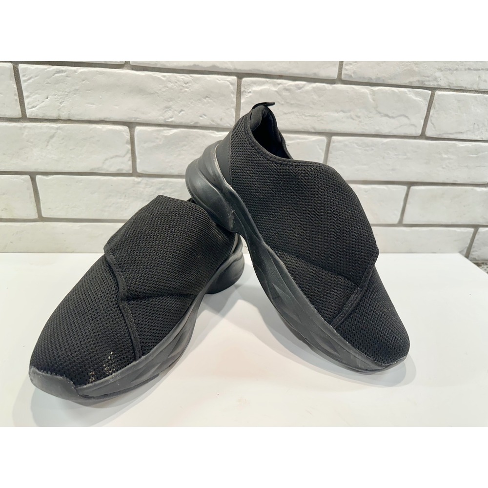 ORTORX Mens Black Mesh‎ Slip On Diabetic Sneakers Athletic Shoes Size 9